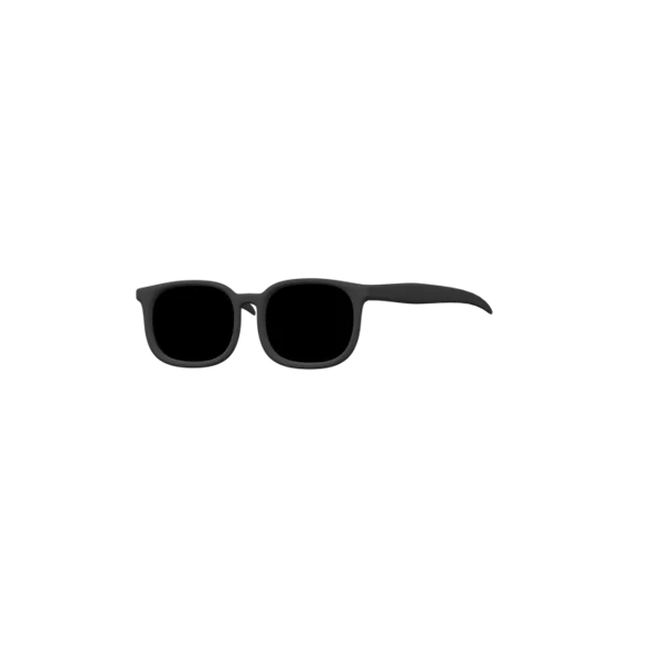 Sunglasses 3D icon, view 2