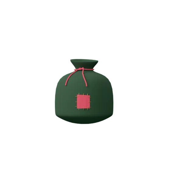 Bag 3D icon, view 2