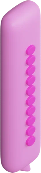 Speech Bubble 3 3D icon, view 4