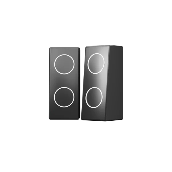 Speakers 2 3D icon, view 2
