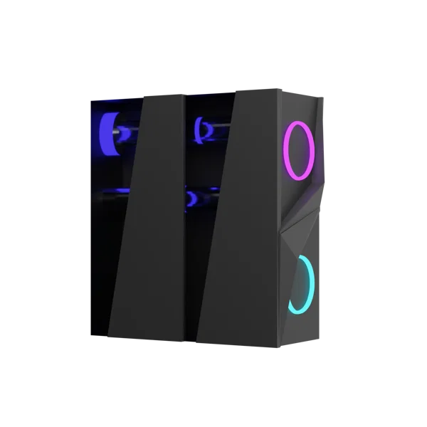 Computer 3D icon, view 3