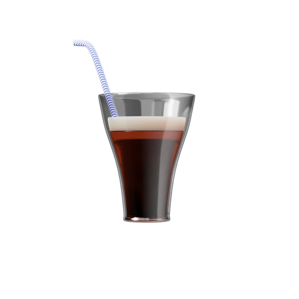 Coke Glass 3D icon, view 2
