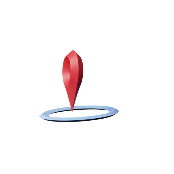 Location 3D icon, view 2