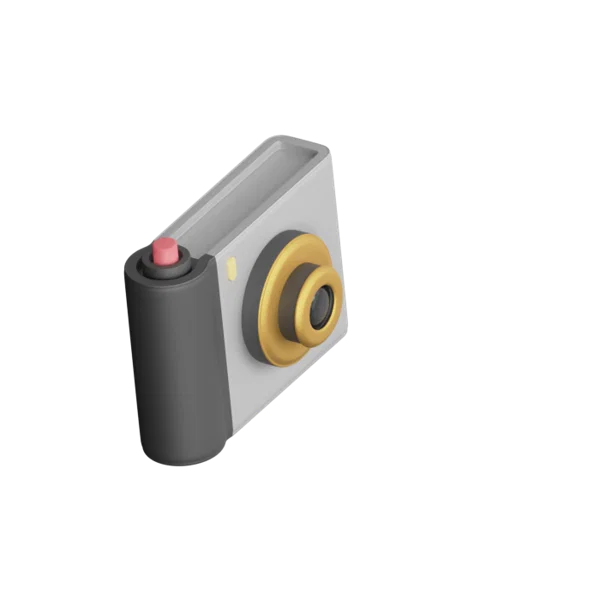 Camera 3D icon, view 4