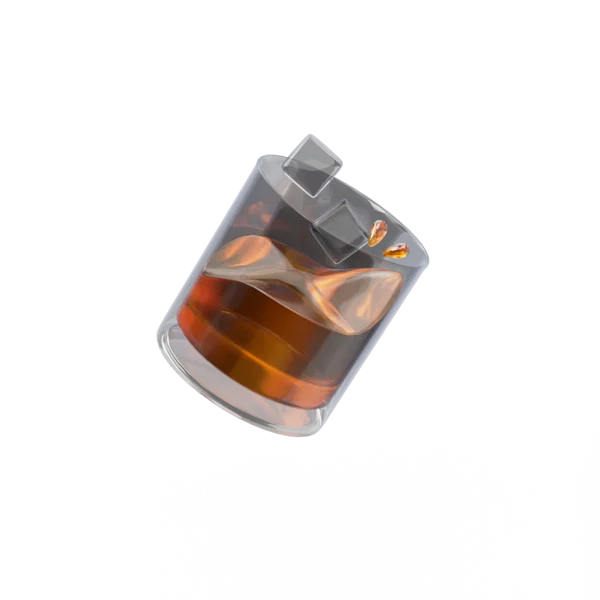 Whiskey Glass 3D icon, view 1