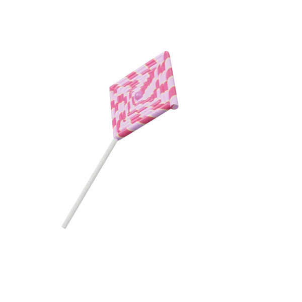 Lollypop 3D icon, view 2