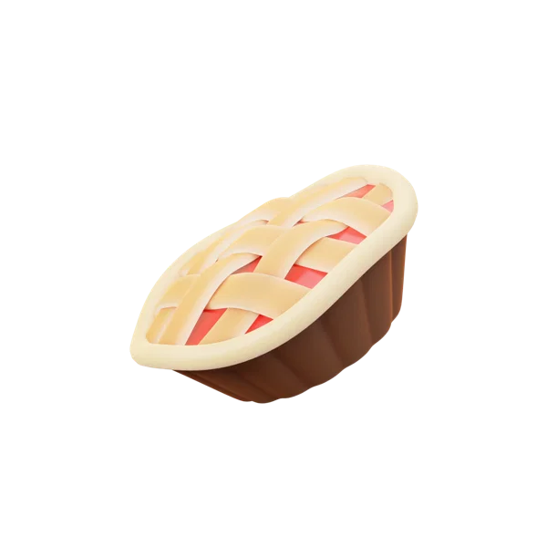 Apple Pie 3D icon, view 2