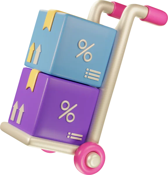 Delivery 3D icon, view 1