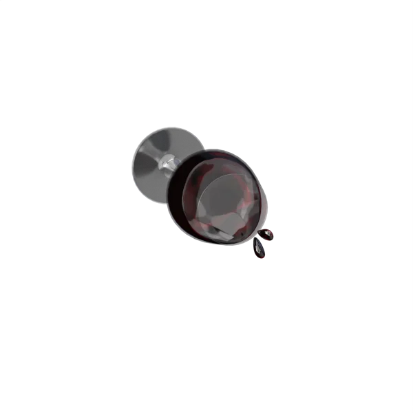 Wine Glass 3D icon, view 5
