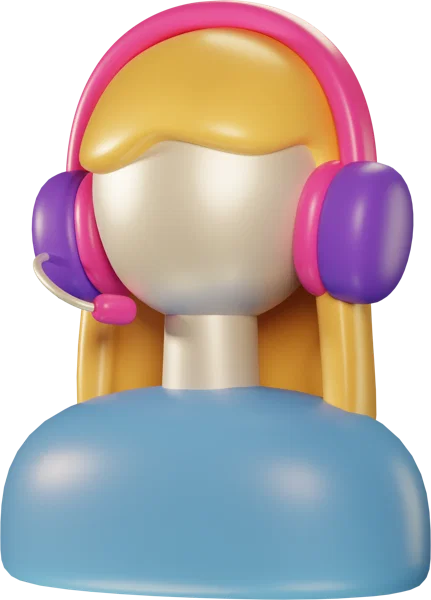 Assistant 3D icon, view 2
