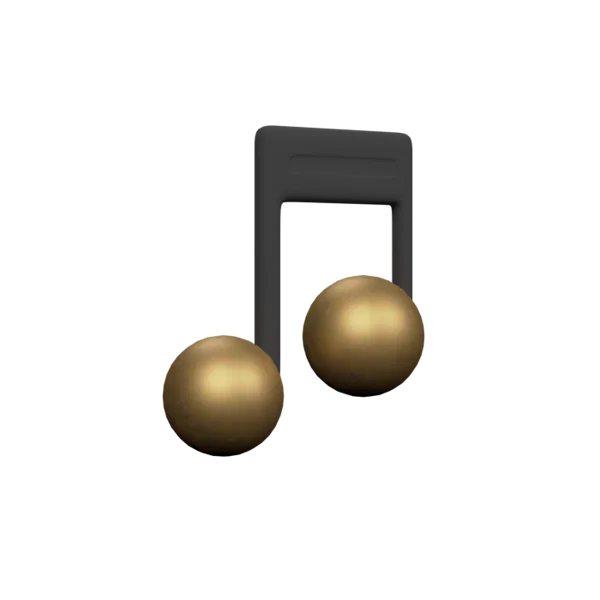 Note 3D icon, view 3