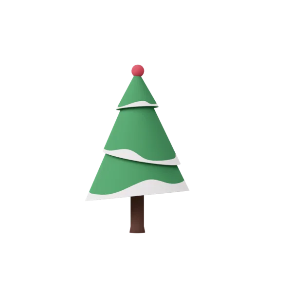 Tree 1 3D icon, view 2