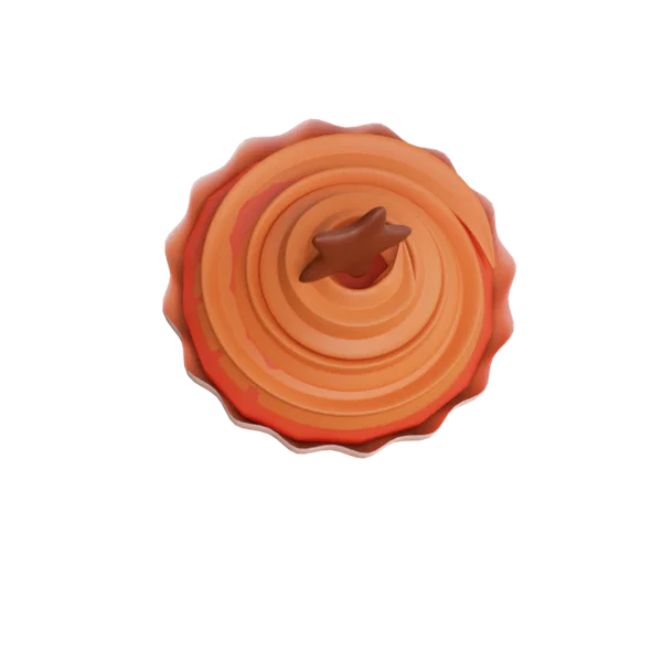 Cupcake 3D icon, view 4