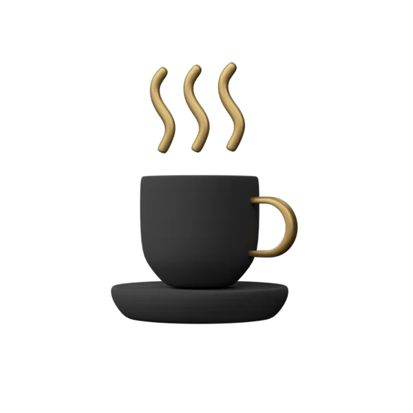 Cup 3D icon, view 2