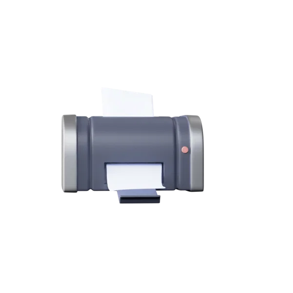 Printer 3D icon, view 2