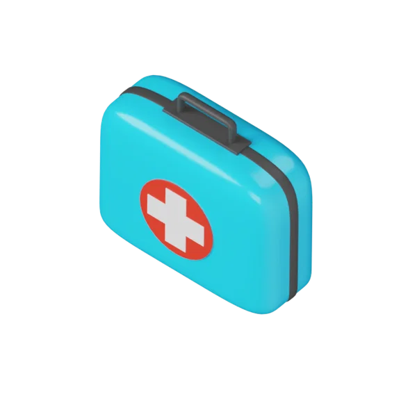 Medic Suitcase 3D icon, view 5