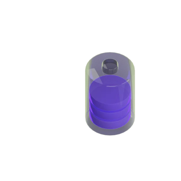 Battery - Half 3D icon, view 4