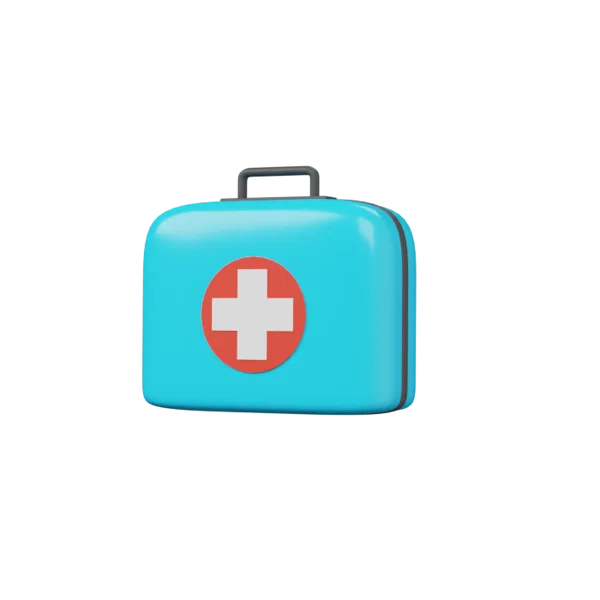 Medic Suitcase 3D icon, view 2