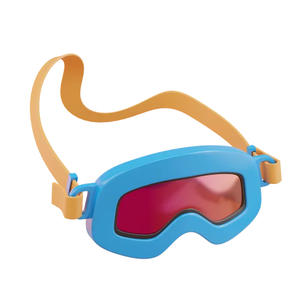 Ski-Glasses 3D icon, view 1