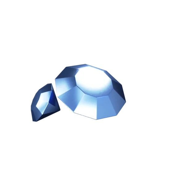 Diamond 3D icon, view 2