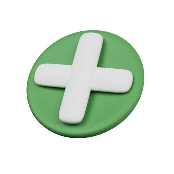 Add 3D icon, view 1