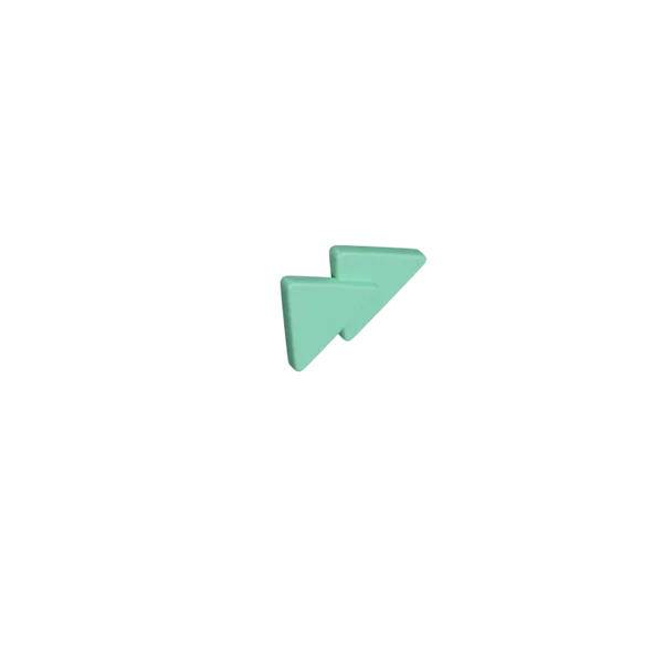 Media Buttons - Forward 3D icon, view 4