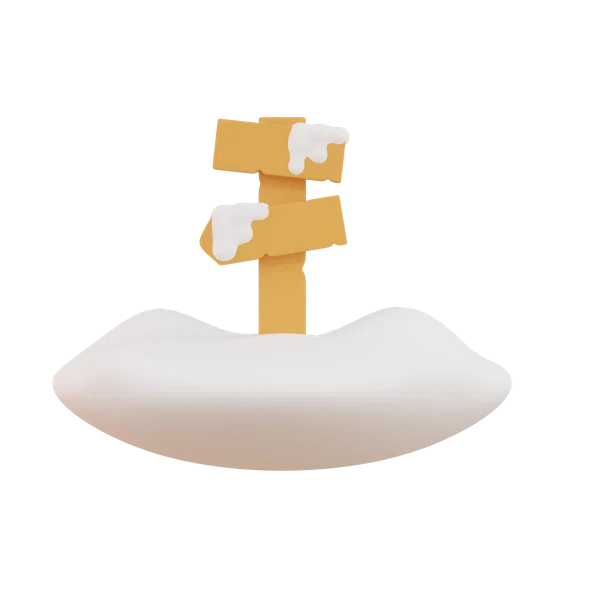 Sign 3D icon, view 1