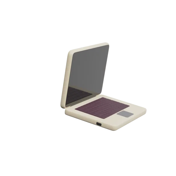 Notebook 3D icon, view 3