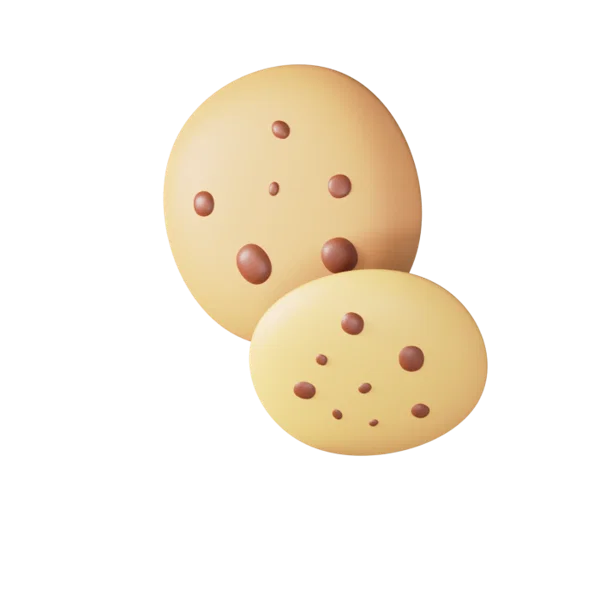 Cookies 3D icon, view 5