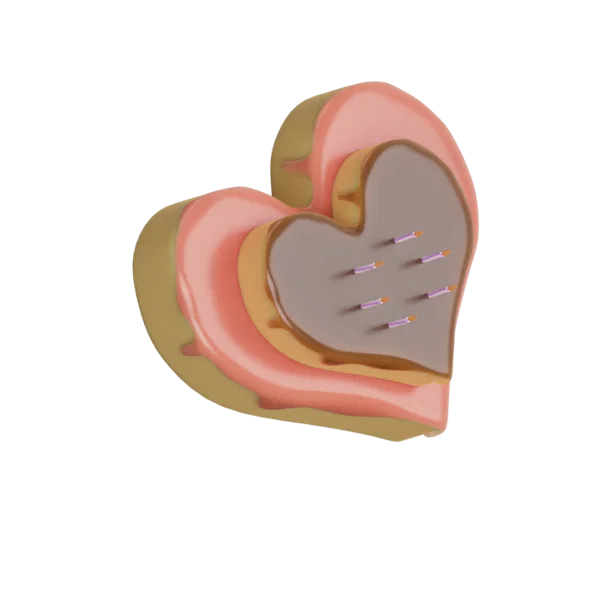 Cake 3D icon, view 4