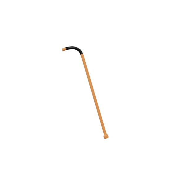 Walking Cane 3D icon, view 2