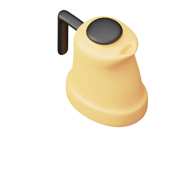 Tea Pot 3D icon, view 5