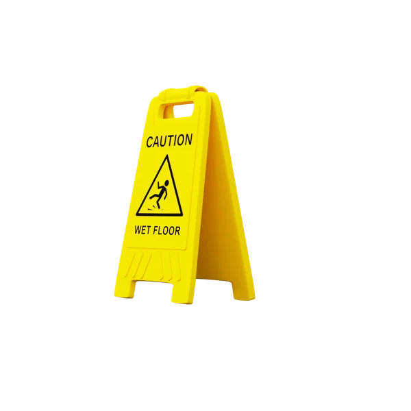 Slippery Sign 3D icon, view 2