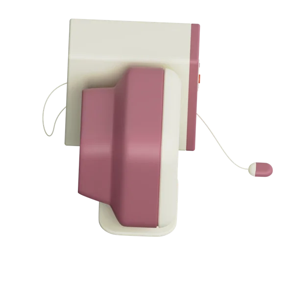 Computer 3D icon, view 4