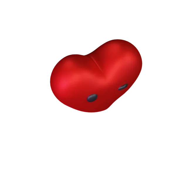 Winking Heart 3D icon, view 4