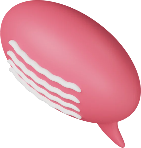 Speech Bubble 45 3D icon, view 5