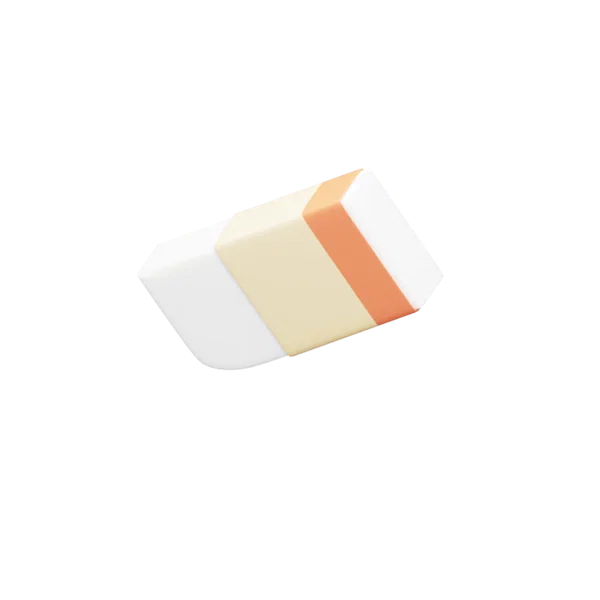 Erase 3D icon, view 5