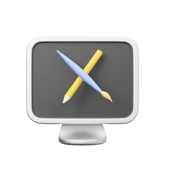 UI 3D icon, view 1
