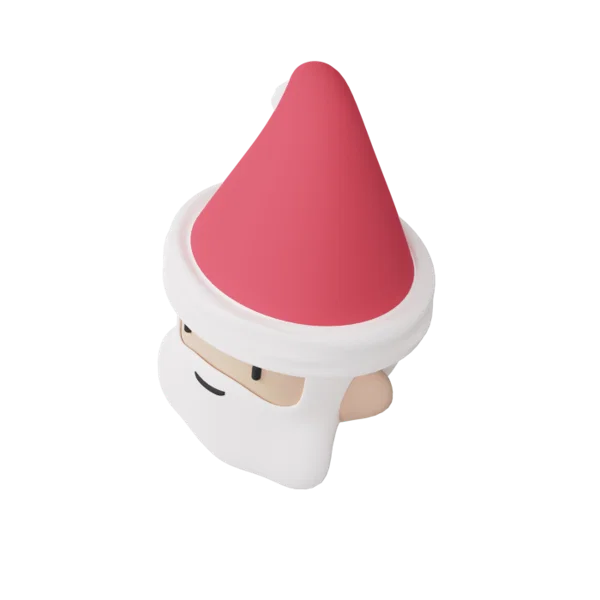 Santa 3D icon, view 5
