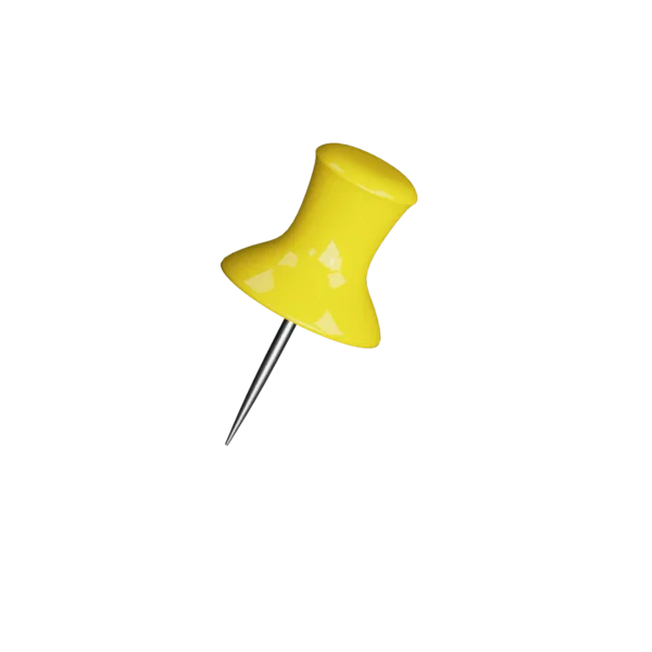 Pin 3D icon, view 4