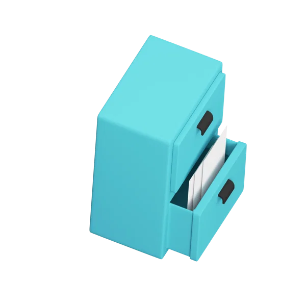 Cabinet 3D icon, view 4