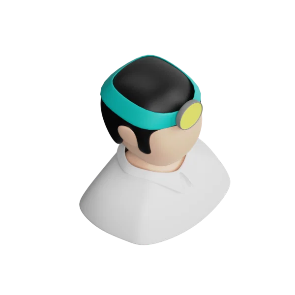 Doctor Male 3D icon, view 4