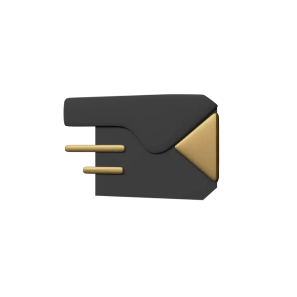 Letter 3D icon, view 2