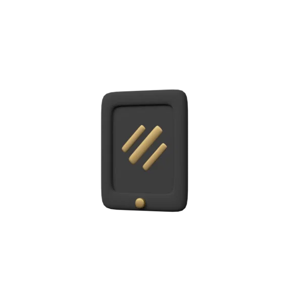 Tablet 3D icon, view 2