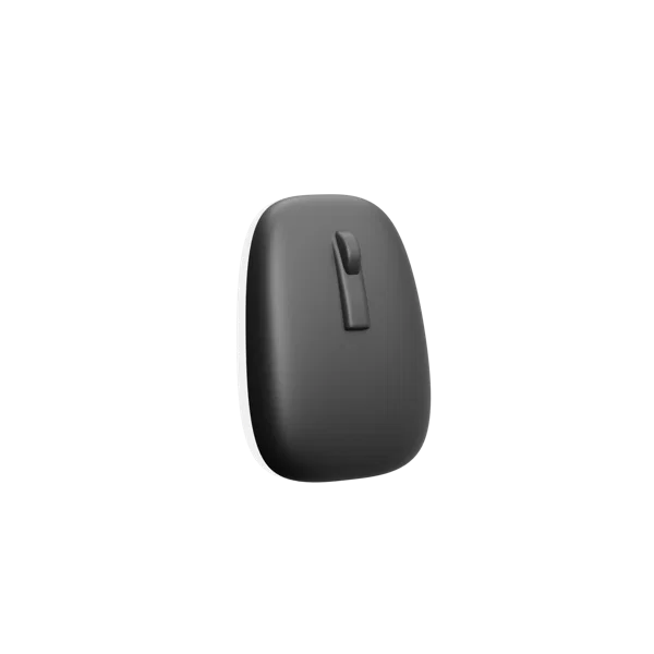Mouse 3D icon, view 3