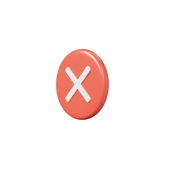 Cross 3D icon, view 2