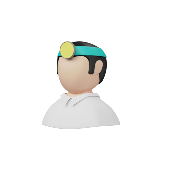 Doctor Male 3D icon, view 2