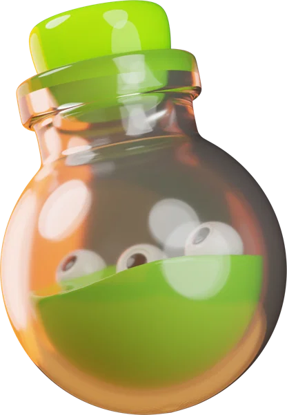Potion 3D icon, view 2