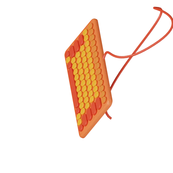Keyboard 2 3D icon, view 5