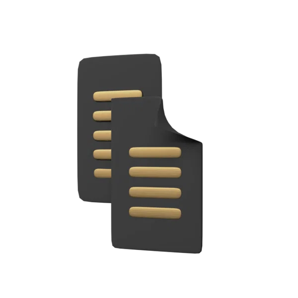 Forms 3D icon, view 2